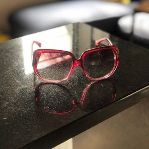 Dolce and Gabbana red sunglasses